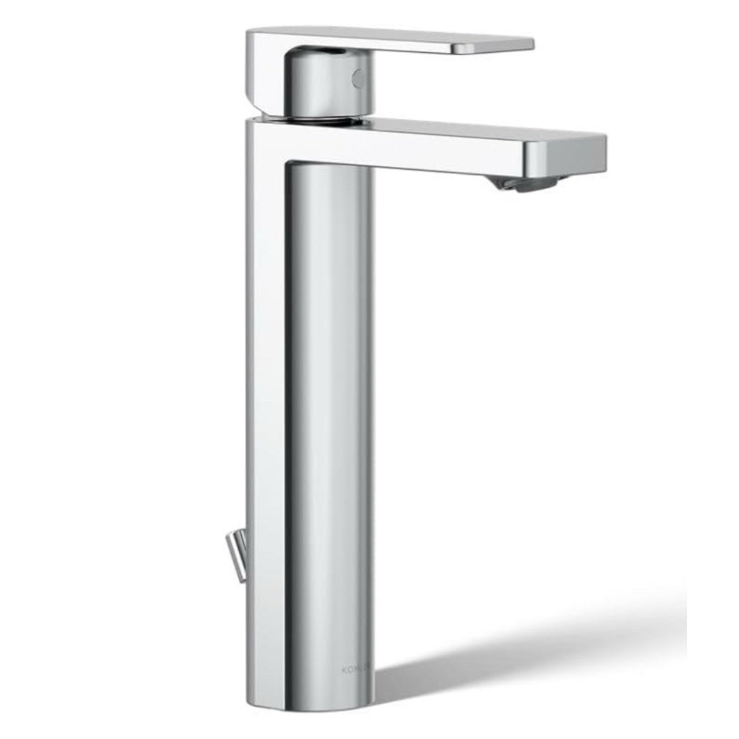 KOHLER Parallel Tall 1-Handle Single Hole Faucet Polished Chrome K-23475-4N-CP KOHLER Parallel Tall 1-Handle Single Hole Faucet Polished Chrome K-23475-4N-CP