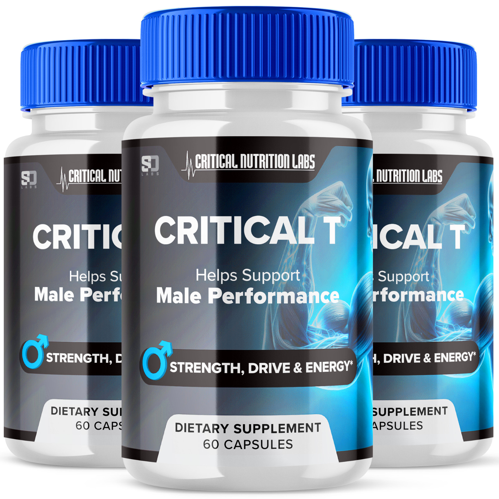 Critical T Male Pills Support Performance, Strength & Daily Energy (3 Pack) Critical T Male Pills Support Performance, Strength & Daily Energy (3 Pack)