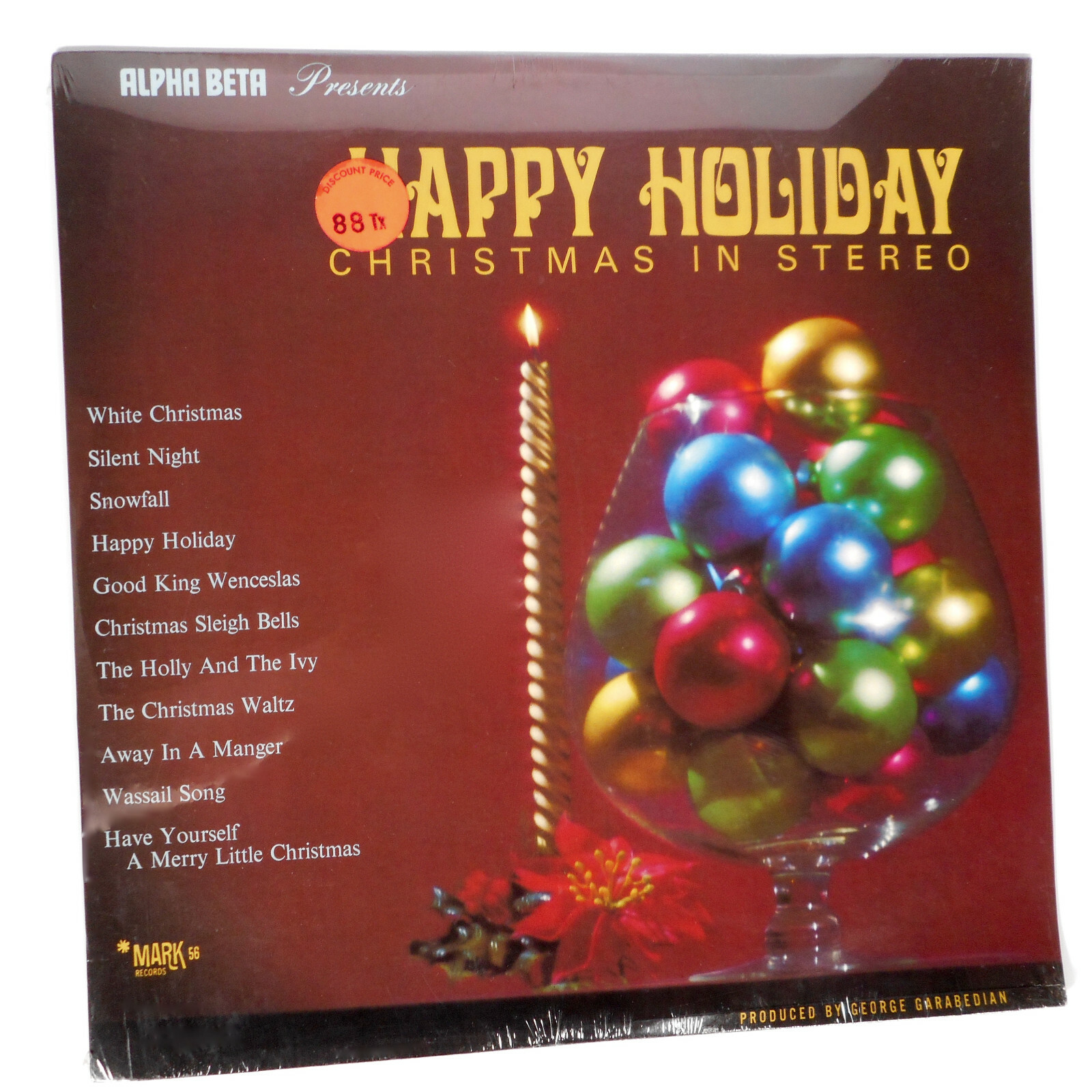 VTG 60s Happy Holiday Vinyl LP SEALED Wally Stott Orchestra Christmas Alpha Beta