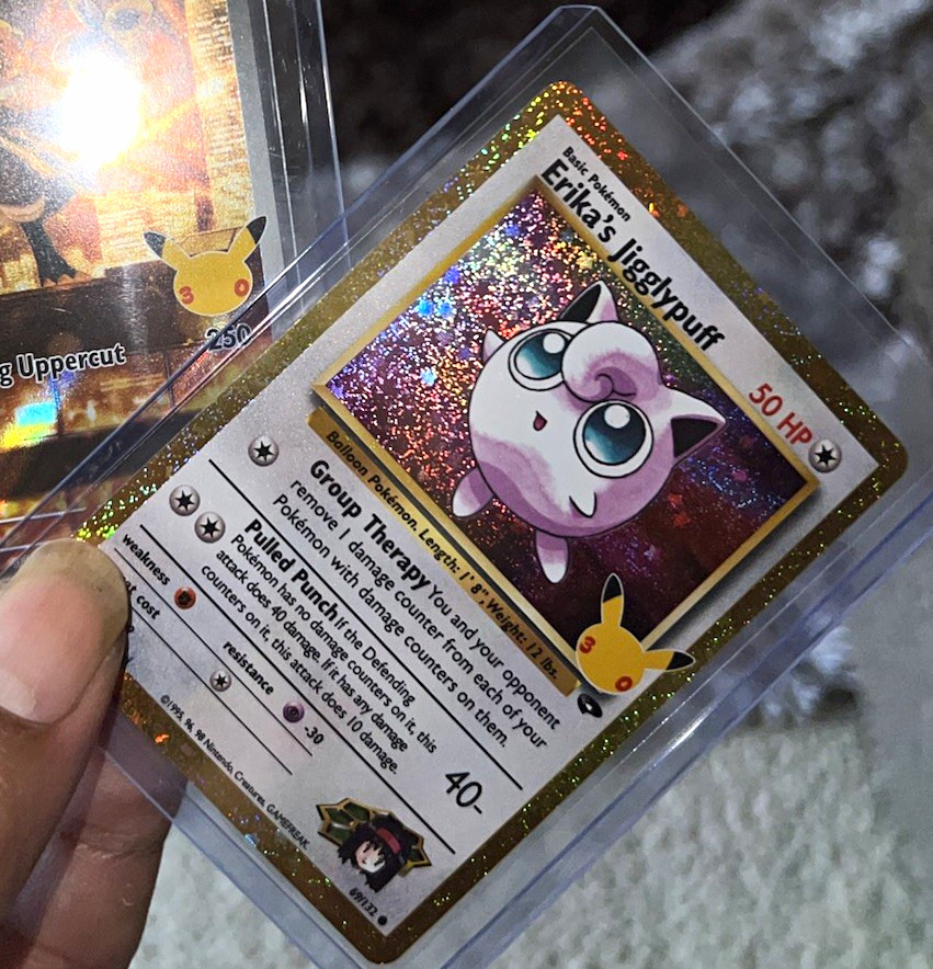 Nintendo Erika's Jigglypuff 4/132 Celebrations Classic Coll Holo 50HP Nintendo Erika's Jigglypuff 4/132 Celebrations Classic Coll Holo 50HP