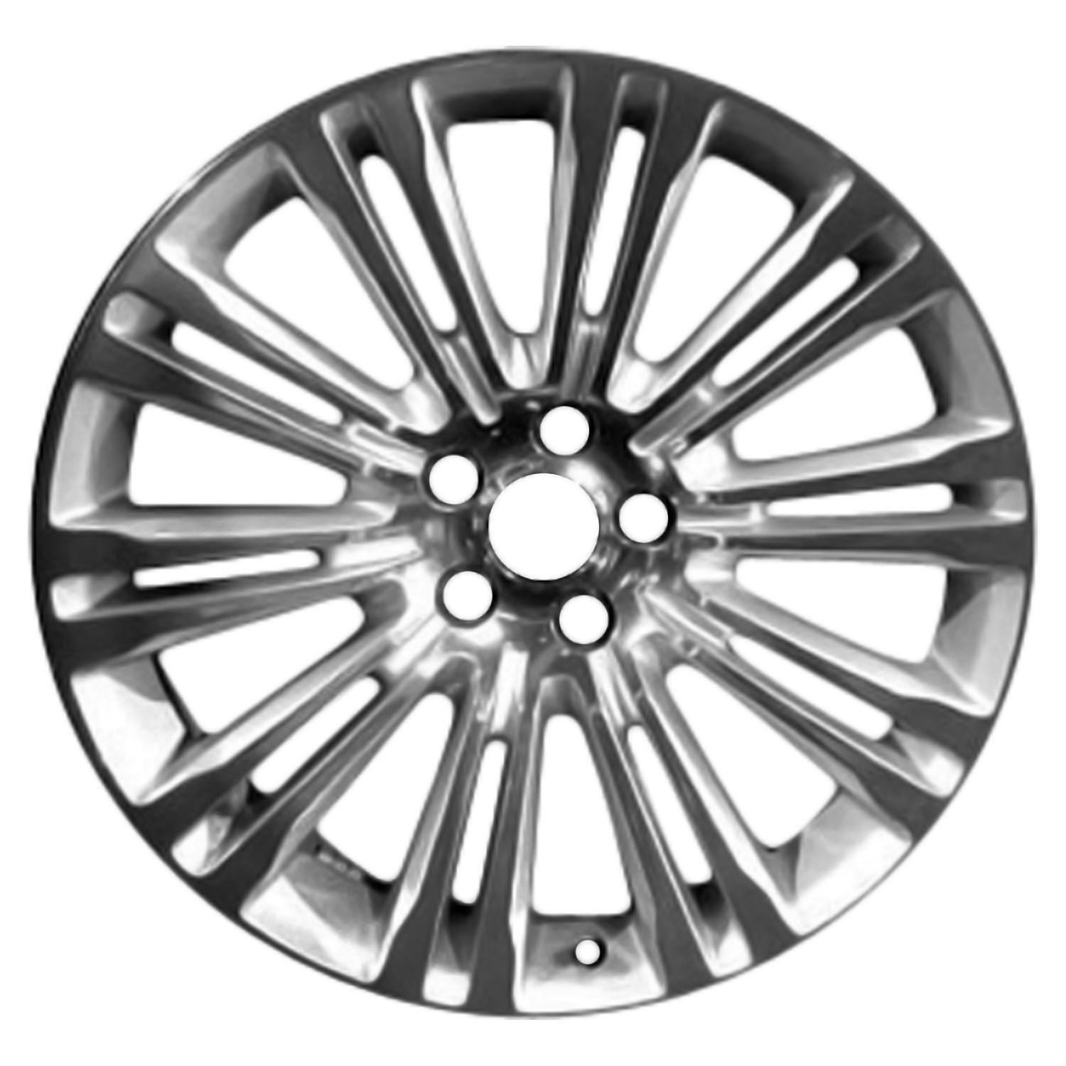 Refurbished Painted Bright Silver Aluminum Wheel 19 x 7.5