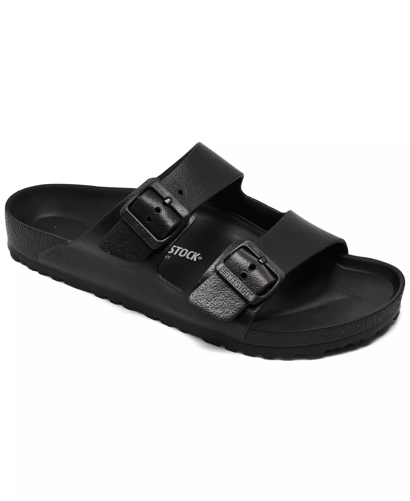 Birkenstock Men's Arizona Essentials EVA Sandals Black Waterproof Beach Slides Birkenstock Men's Arizona Essentials EVA Sandals Black Waterproof Beach Slides