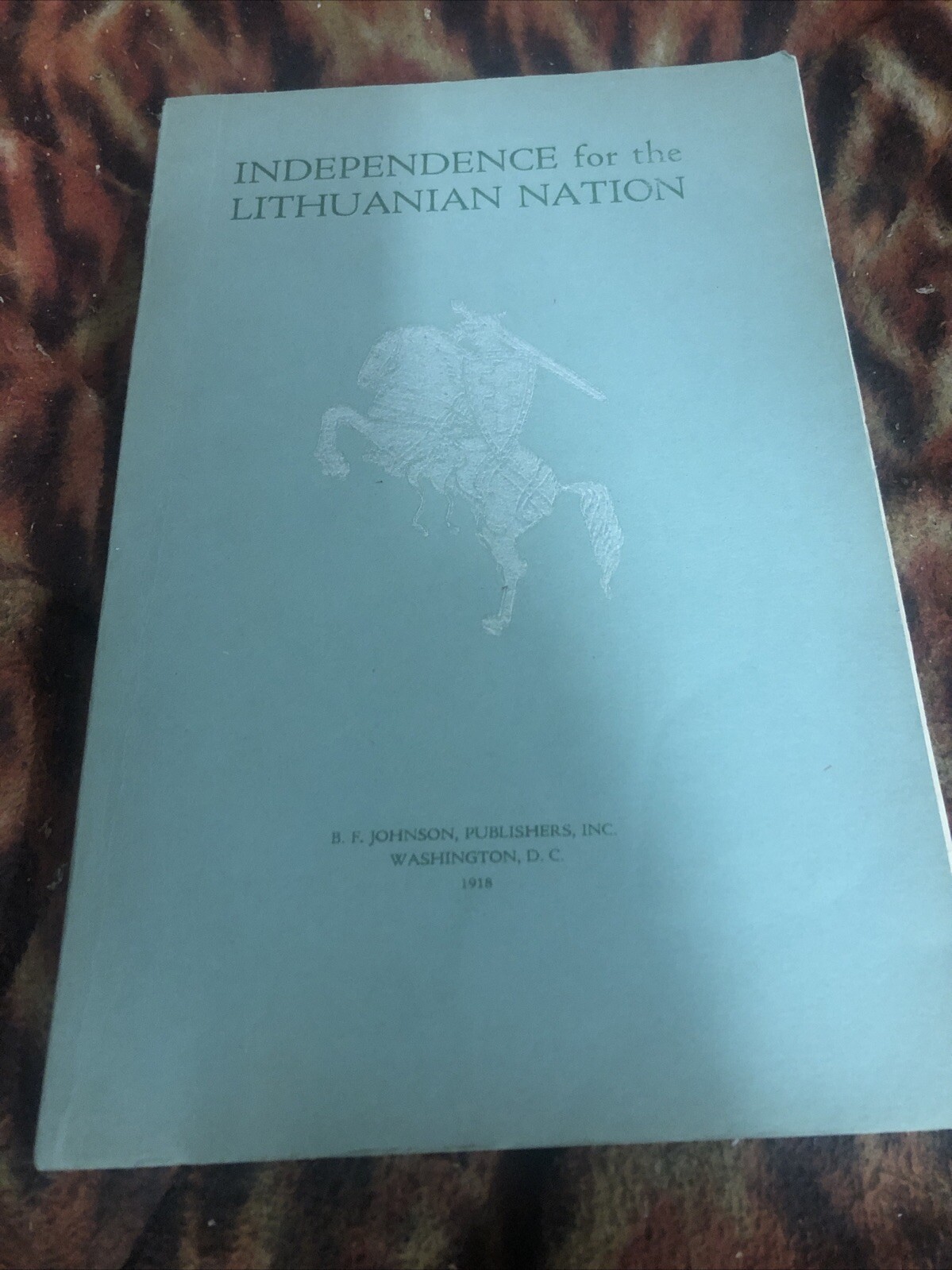 Independence For The Lithuanian Nation 1918 A Case For Sovereignty WWI Scarce VG Independence For The Lithuanian Nation 1918 A Case For Sovereignty WWI Scarce VG