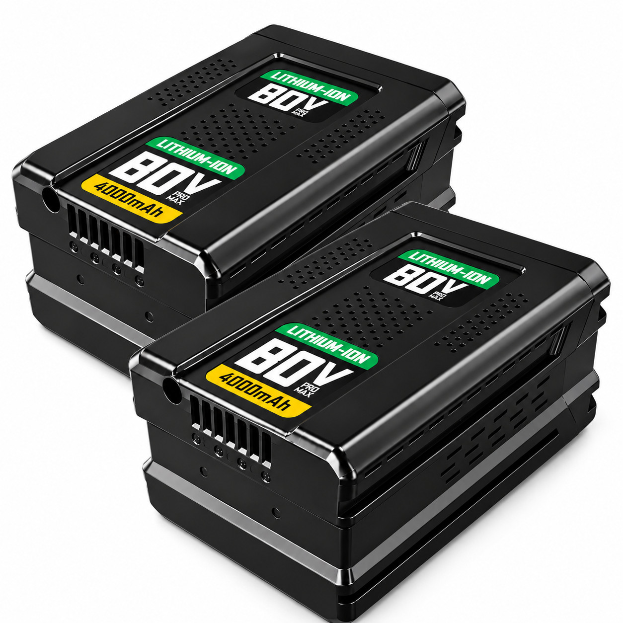 2Pack 80V 4.0Ah Battery Compatible with Greenworks 80V GBA80250 GBA80300 Tools