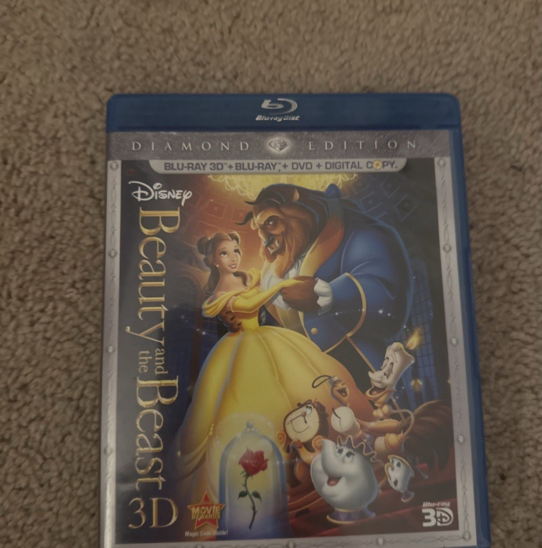Beauty & the Beast 3d (Blu-ray 3D, 1991)