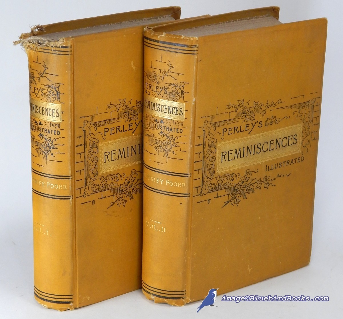 PERLEY\'s Reminiscences: 2-vol. illustrated set, [60 yrs. in DC]: VG- HCs 90433