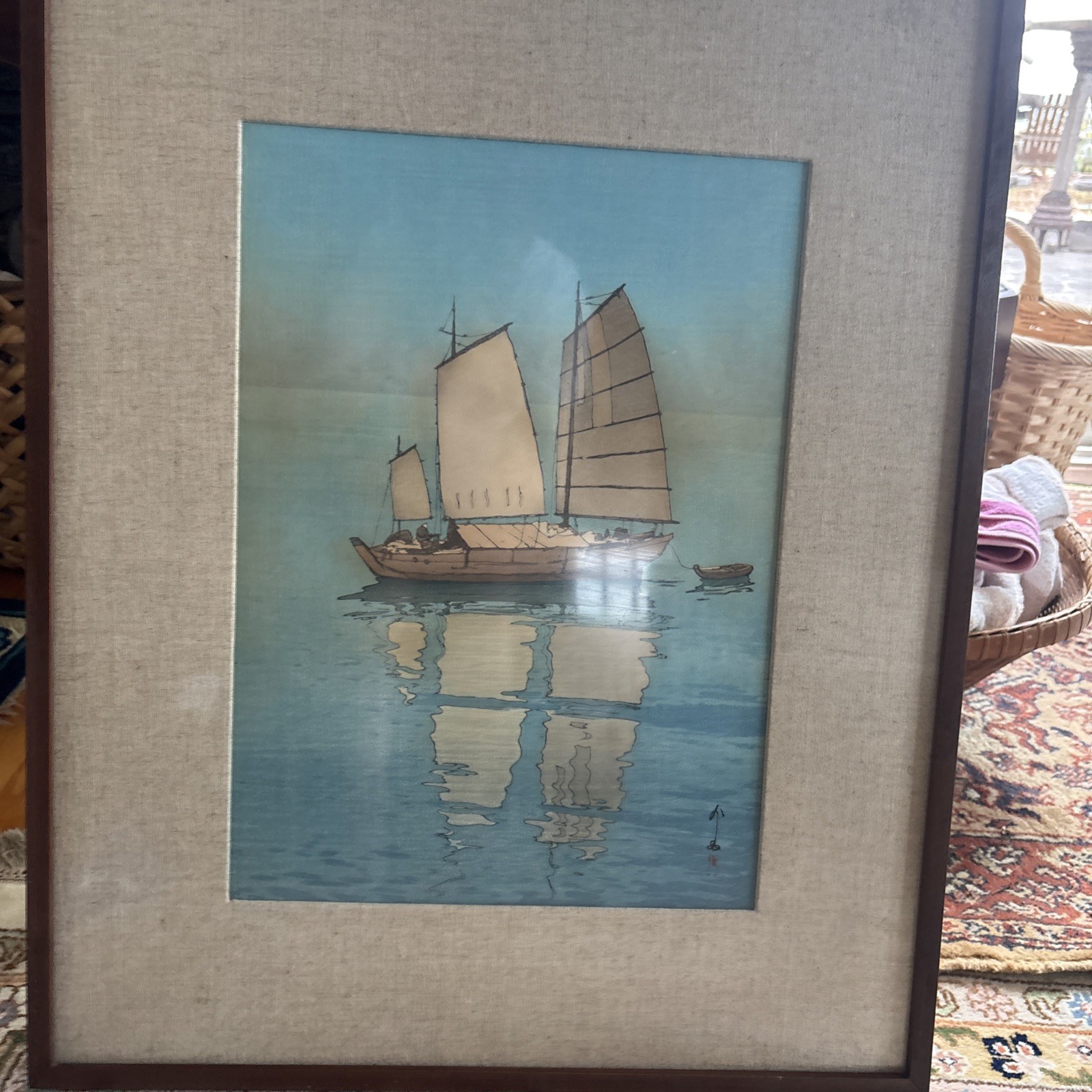 Authentic Large Yoshida Hiroshi Print C 1926