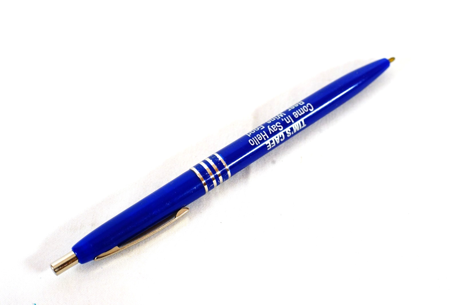 Vintage TIM\'S CAFE Beer Wine Food Berwick PA Advertising Ballpoint Pen
