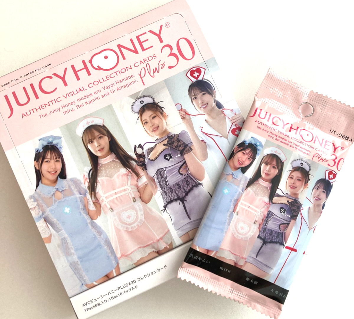 JUICY HONEY PLUS 30 Trading Card 1 pack new Bikini JAPANESE AV IDOL 6 pieces
