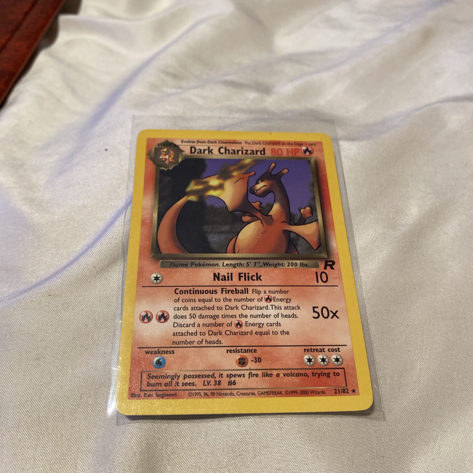 Dark Charizard (21) Rare Team Rocket 21/82 MP Pokémon Dark Charizard (21) Rare Team Rocket 21/82 MP Pokémon