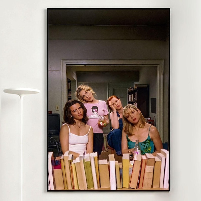 Sex And The City Poster TV Show Wall Art Canvas Print
