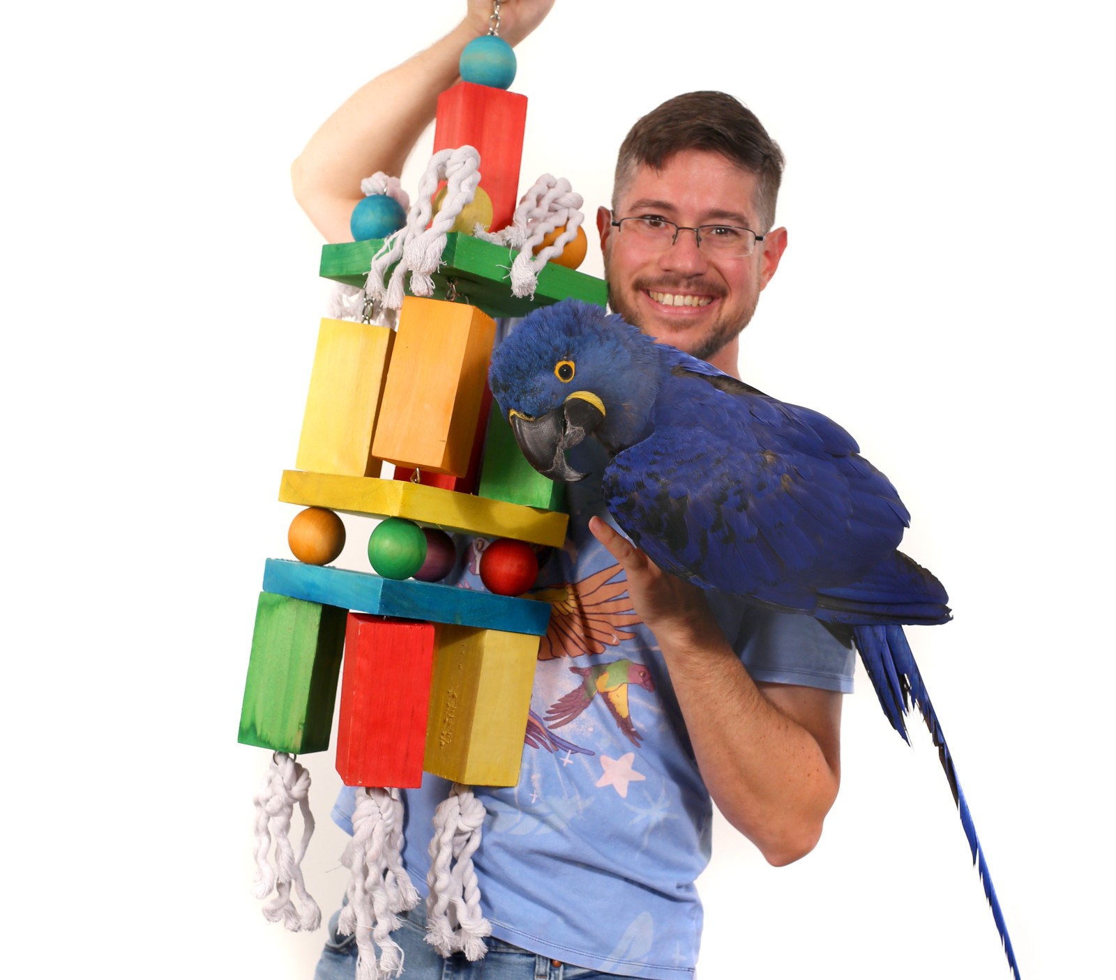 Tropical Mammoth XXL Parrot Toy - Huge Toy for Hyacinth and Green Winged Macaw