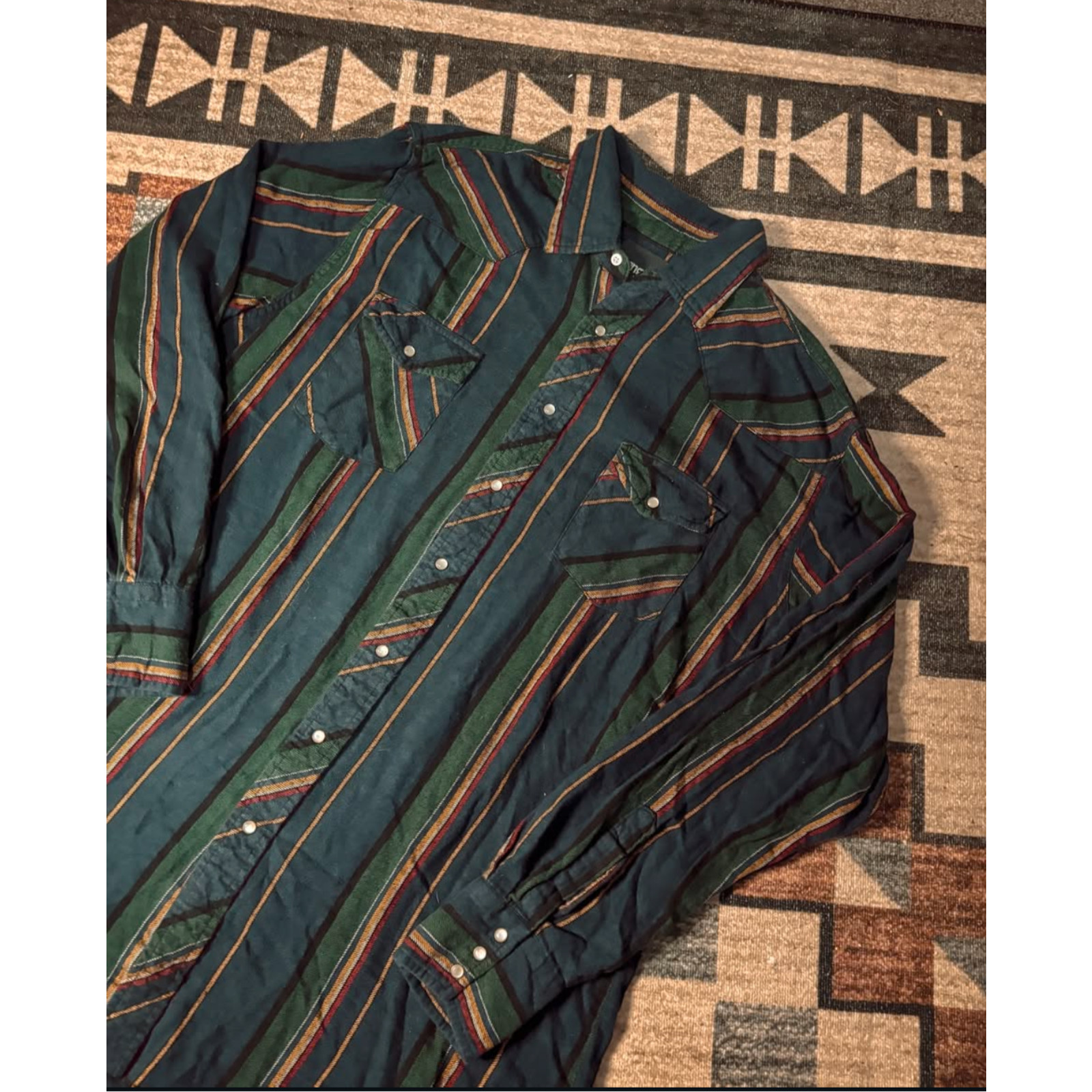vintage soft wrangler pearl snap