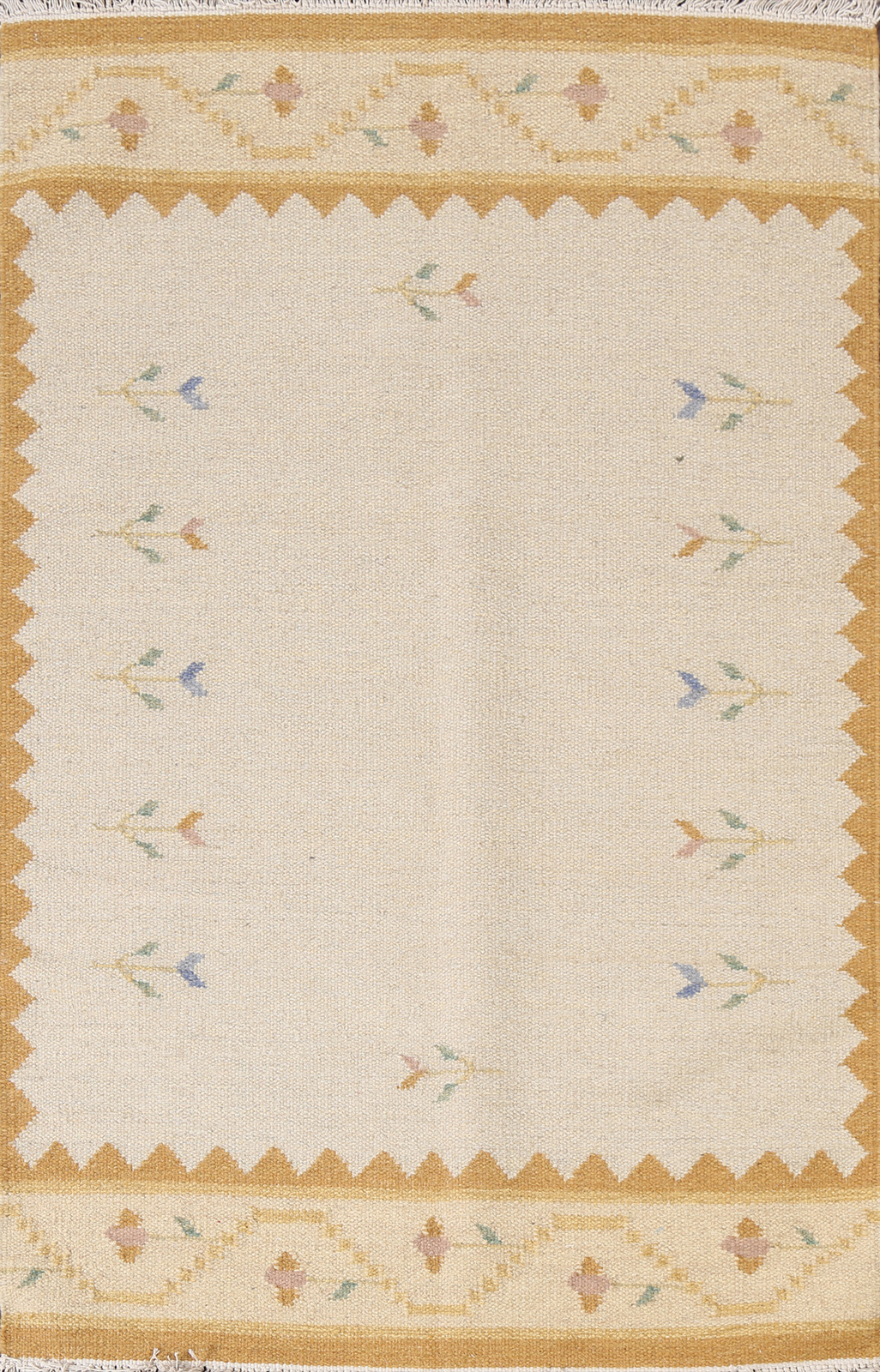Tribal Geometric Reversible Kilim Oriental Area Rug Wool Hand-woven Carpet 4\'x6\'