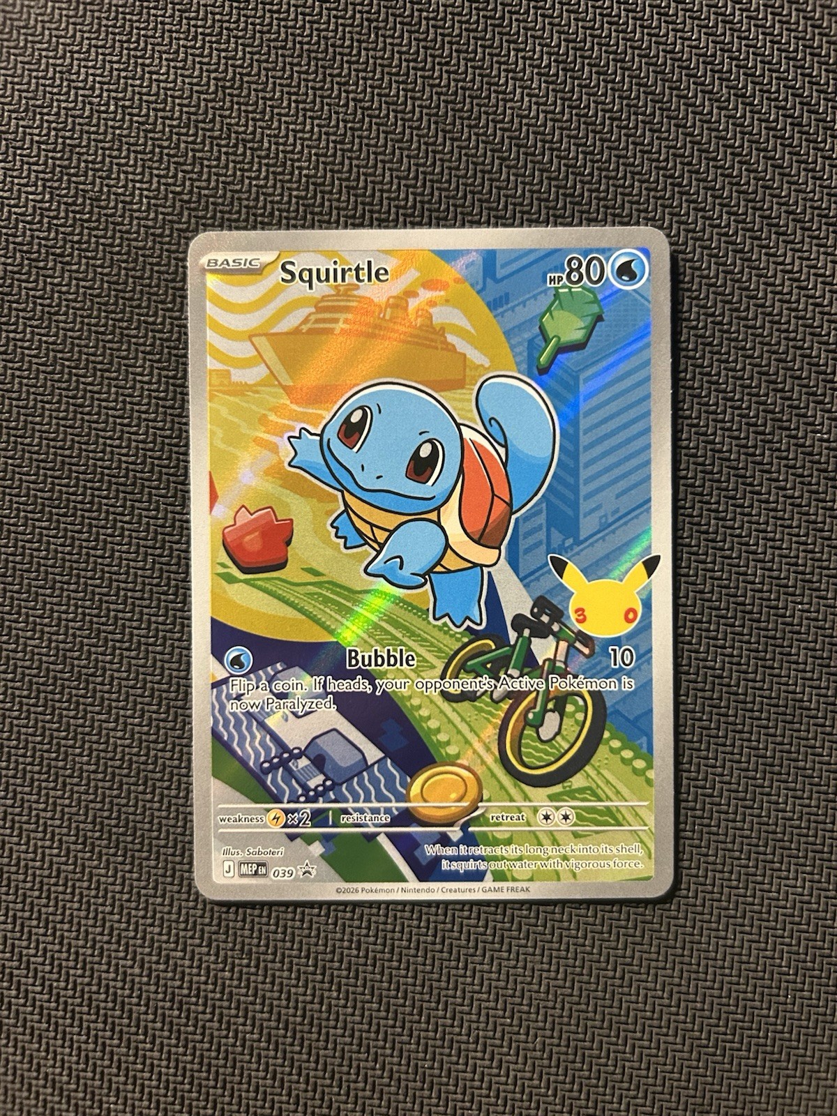 Pokemon TCG Squirtle MEP 039 NM Condition See Description Pokemon TCG Squirtle MEP 039 NM Condition See Description