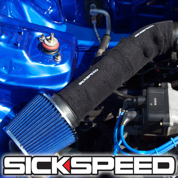 BLACK THERMAL COVER FOR COLD AIR/SHORT RAM INTAKE PIPE THERMAL ENGINE BAY SOCK