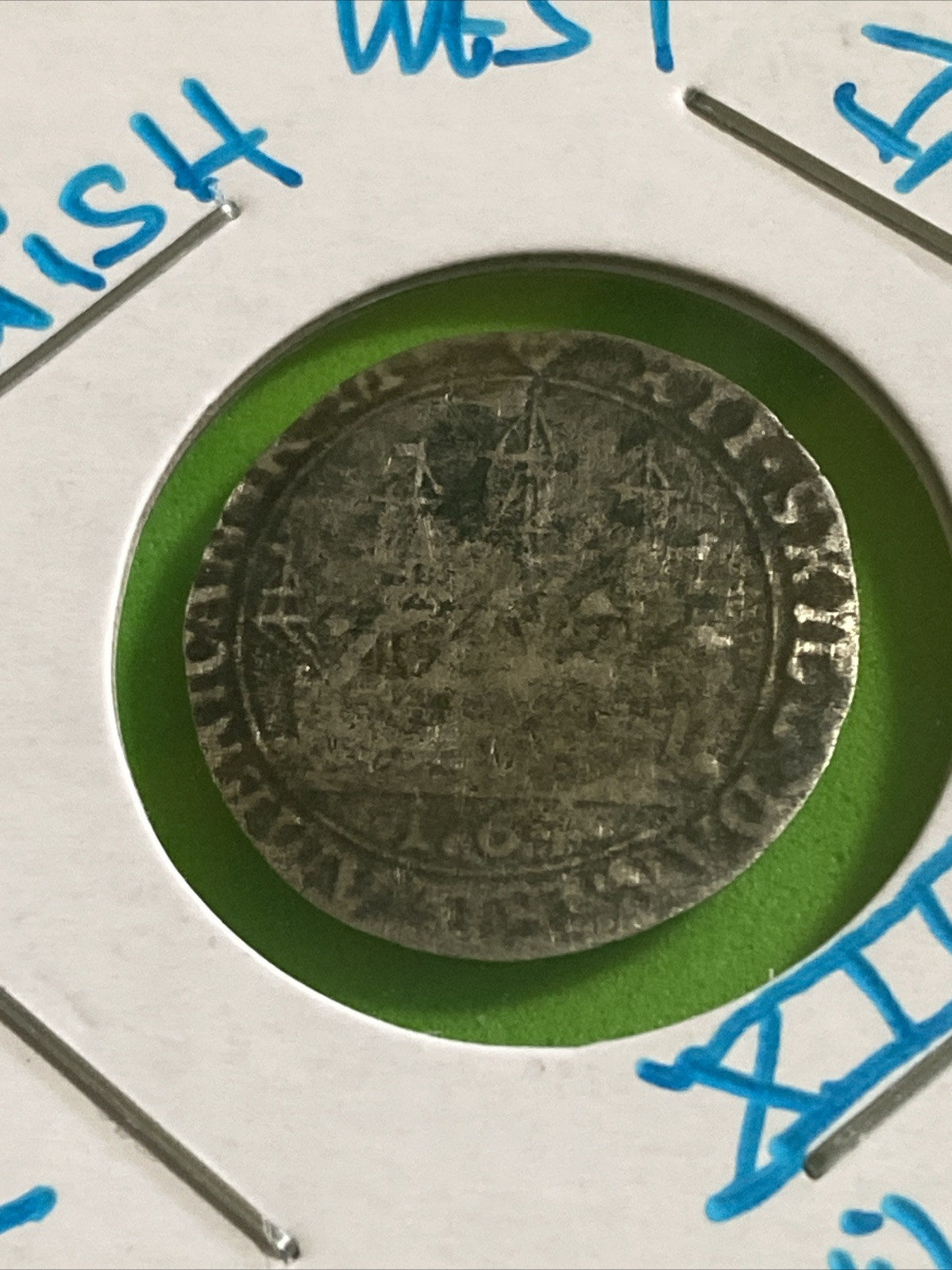 L@@K DANISH WEST INDIAN COINS LOT  12 SKI 1764  &  2 SKI 1847
