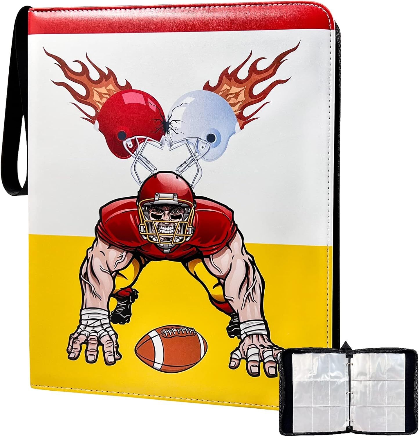 900 Baseball Football Pocket Waterproof Trading Card Binder, Album