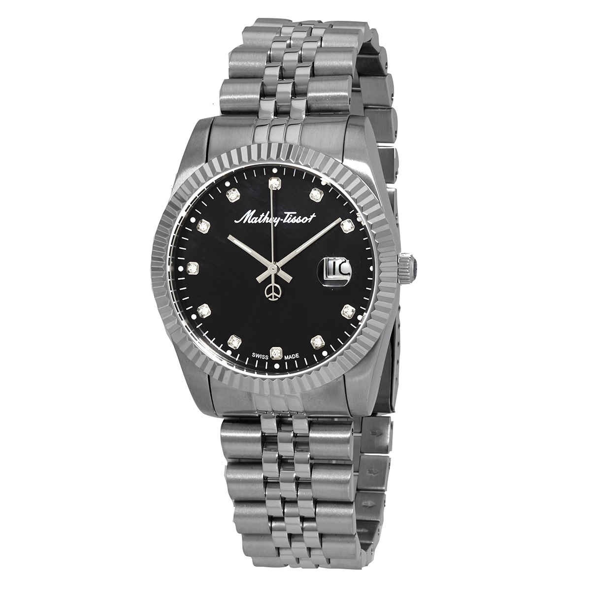 Mathey-Tissot Mathy II Quartz Black Dial Men\'s Watch H710AN