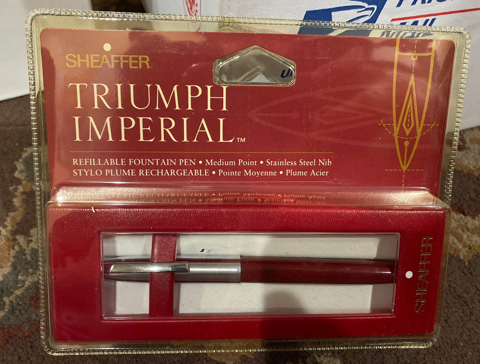 Vintage Sheaffer 92541 Triumph Imperial Burgundy  Fountain Pen