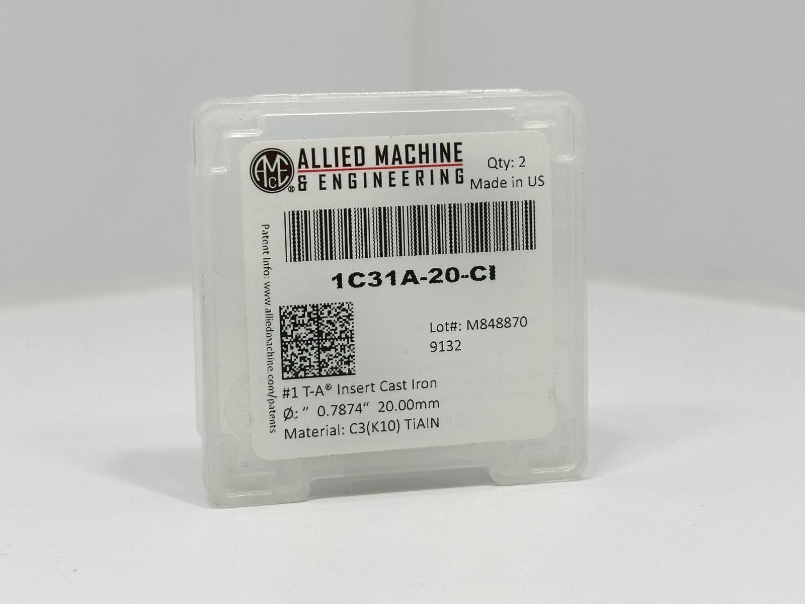 AME ALLIED ENGINEERING 1C31A-20-CI 20mm .7874
