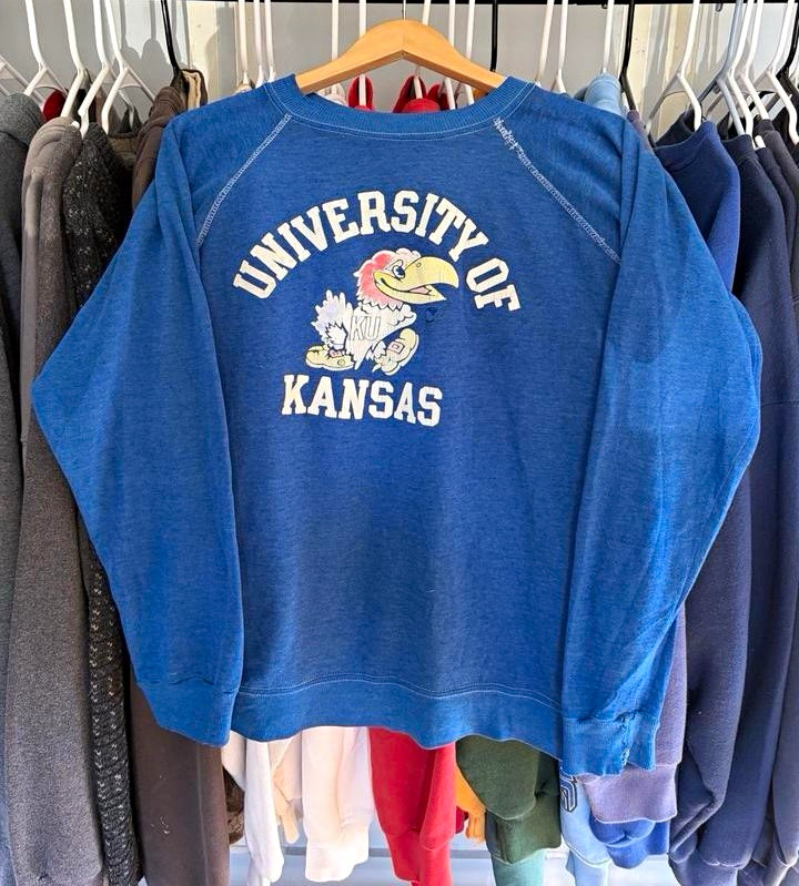 True Vintage Super Rare Insane Kansas University 60’s Sweat True Vintage Super Rare Insane Kansas University 60’s Sweat