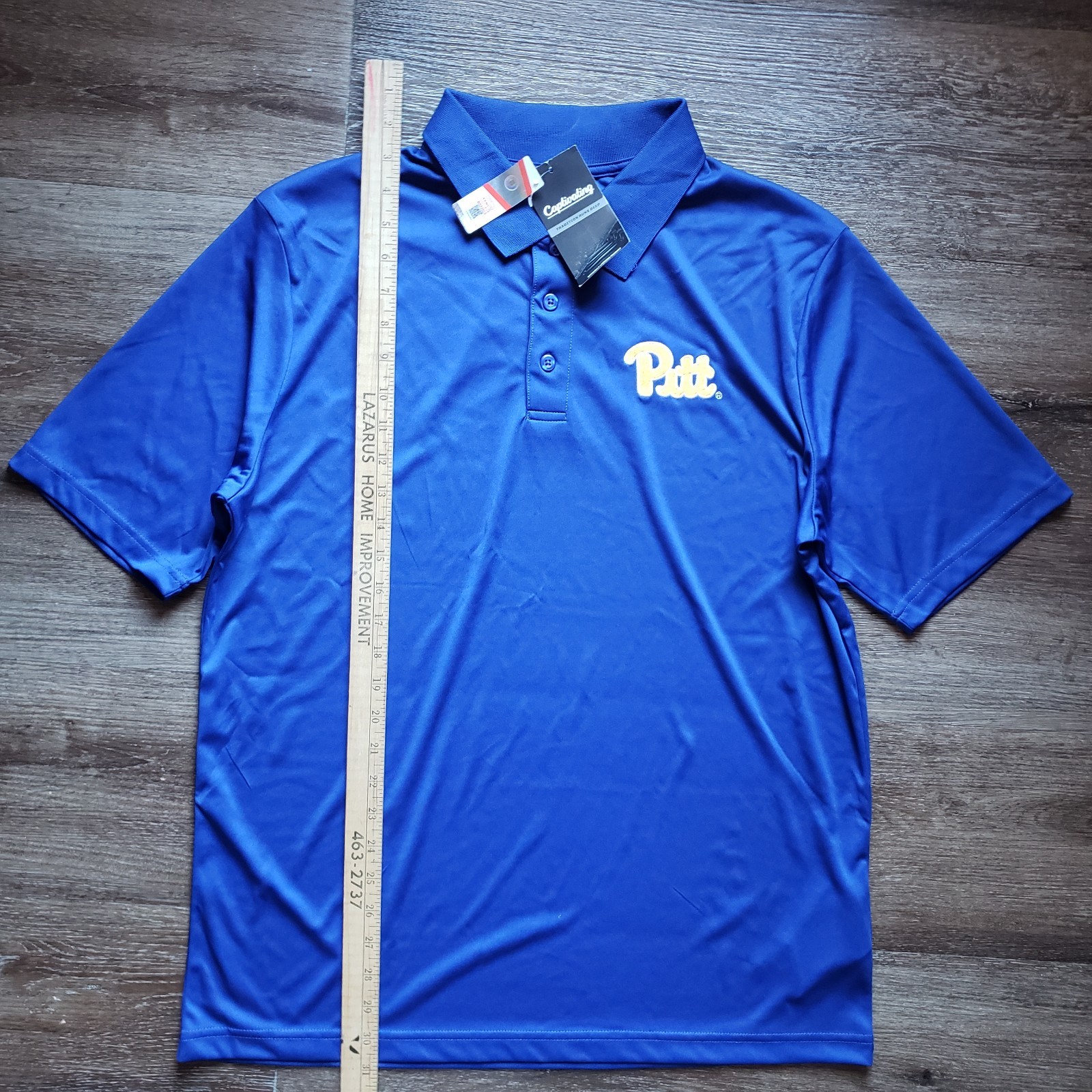 Captivating Pitt Panthers Polo Shirt Men\'s Size Large Captivating Pitt Panthers Polo Shirt Men\'s Size Large