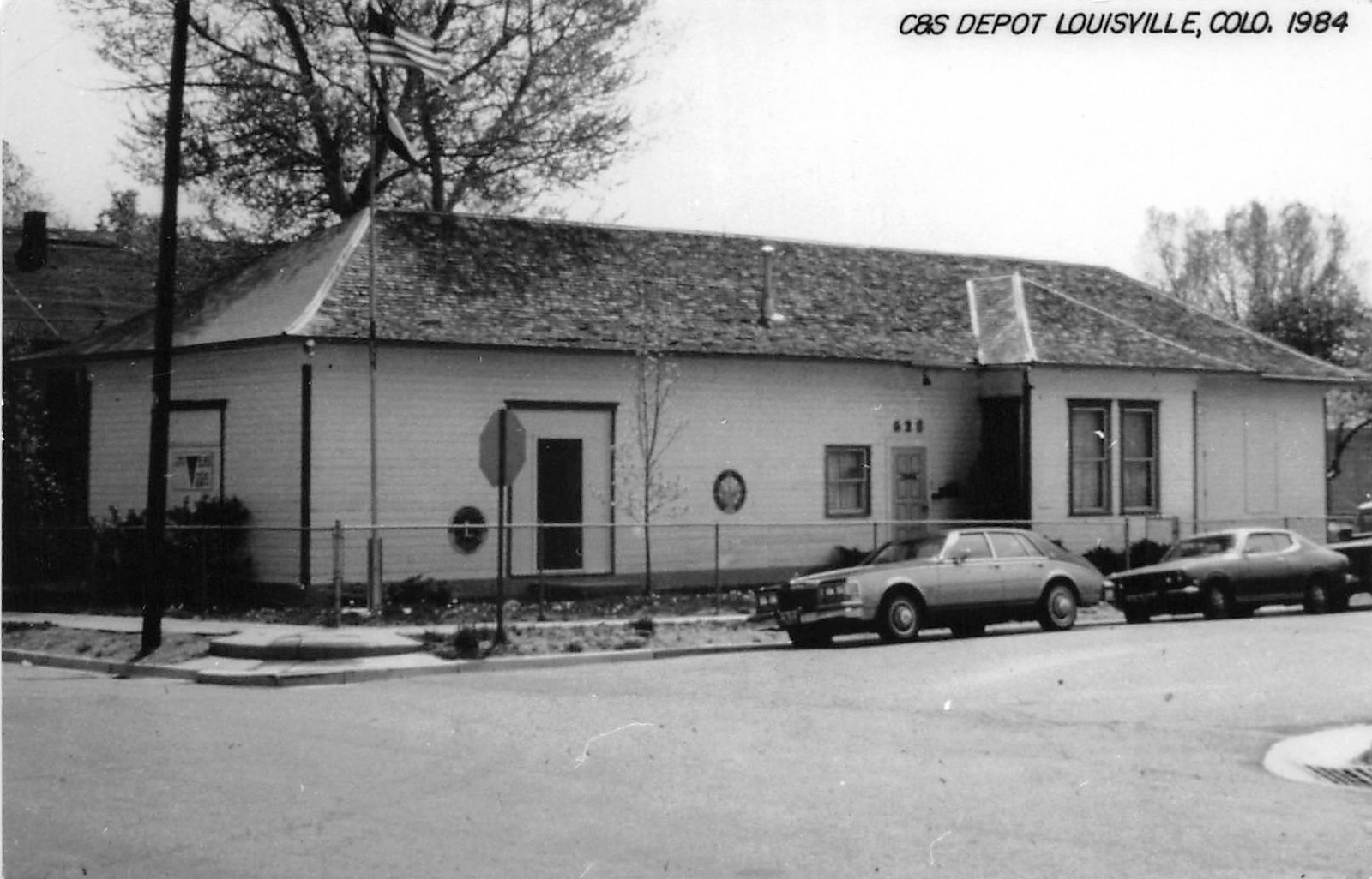 H31/ Louisville Colorado RPPC Postcard 1984 C&S Railroad Depot Station H31/ Louisville Colorado RPPC Postcard 1984 C&S Railroad Depot Station