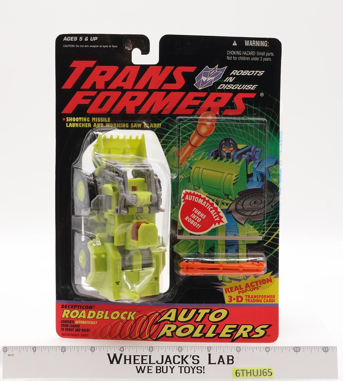 Roadblock Decepticon Auto Rollers G2 Transformers 1994 Hasbro Figure NEW SEALED
