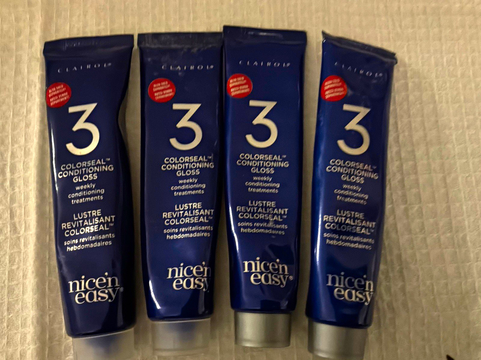 4 Clairol Nice\'n Easy ColorSeal Step 3 Color Conditioner Cream Gloss Treatment/A 4 Clairol Nice\'n Easy ColorSeal Step 3 Color Conditioner Cream Gloss Treatment/A