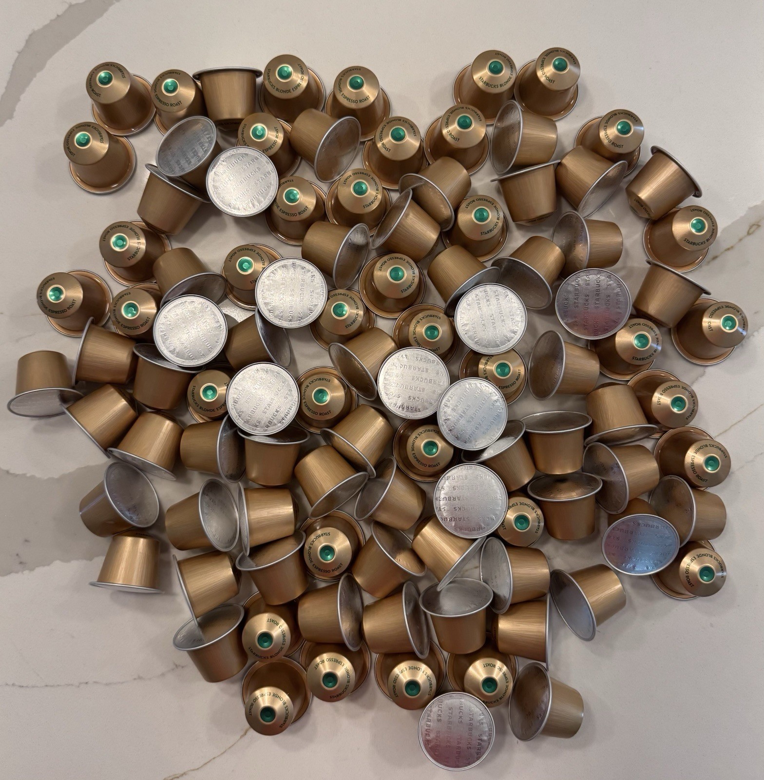 Starbucks by Nespresso Original Line Blonde Espresso Roast Coffee 100 Loose Pods Starbucks by Nespresso Original Line Blonde Espresso Roast Coffee 100 Loose Pods