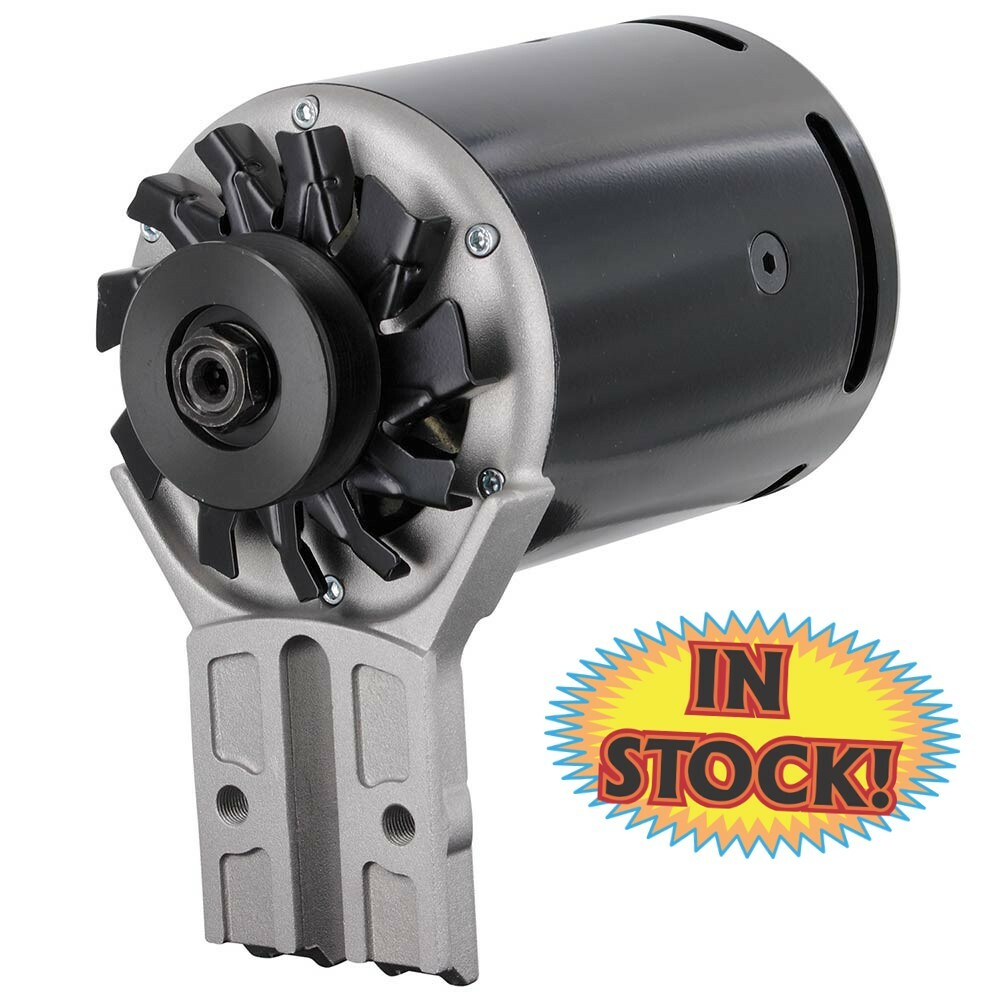 Powermaster 82016 PowerGen 60A 6V Pos Grd 39-48 Ford Flat Head Ft Mt Alt - Blk