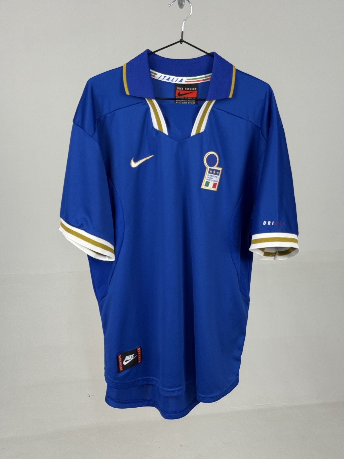 Italy National Team 1996-1997 Home Jersey Nike Shirt Italia size XL