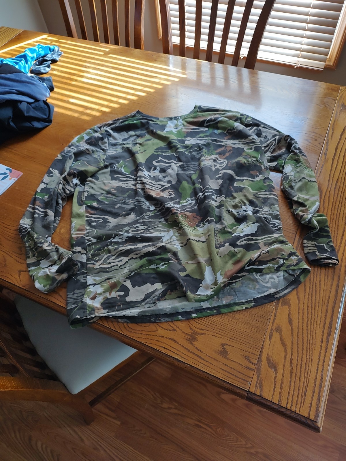 Under Armour Threadborne Forest Camo  Shirt XXL