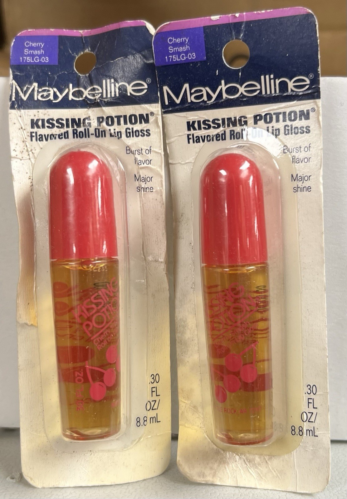 Lot of 2 Maybelline Kissing Potion - Cherry Smash 90s Sealed Please Read Lot of 2 Maybelline Kissing Potion - Cherry Smash 90s Sealed Please Read