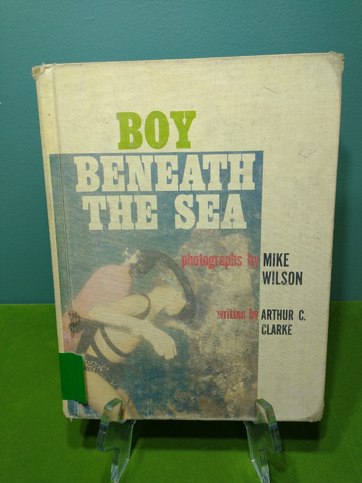 Boy Beneath the Sea by Arthur C. Clarke Rare Collectible 1958 Library Edition