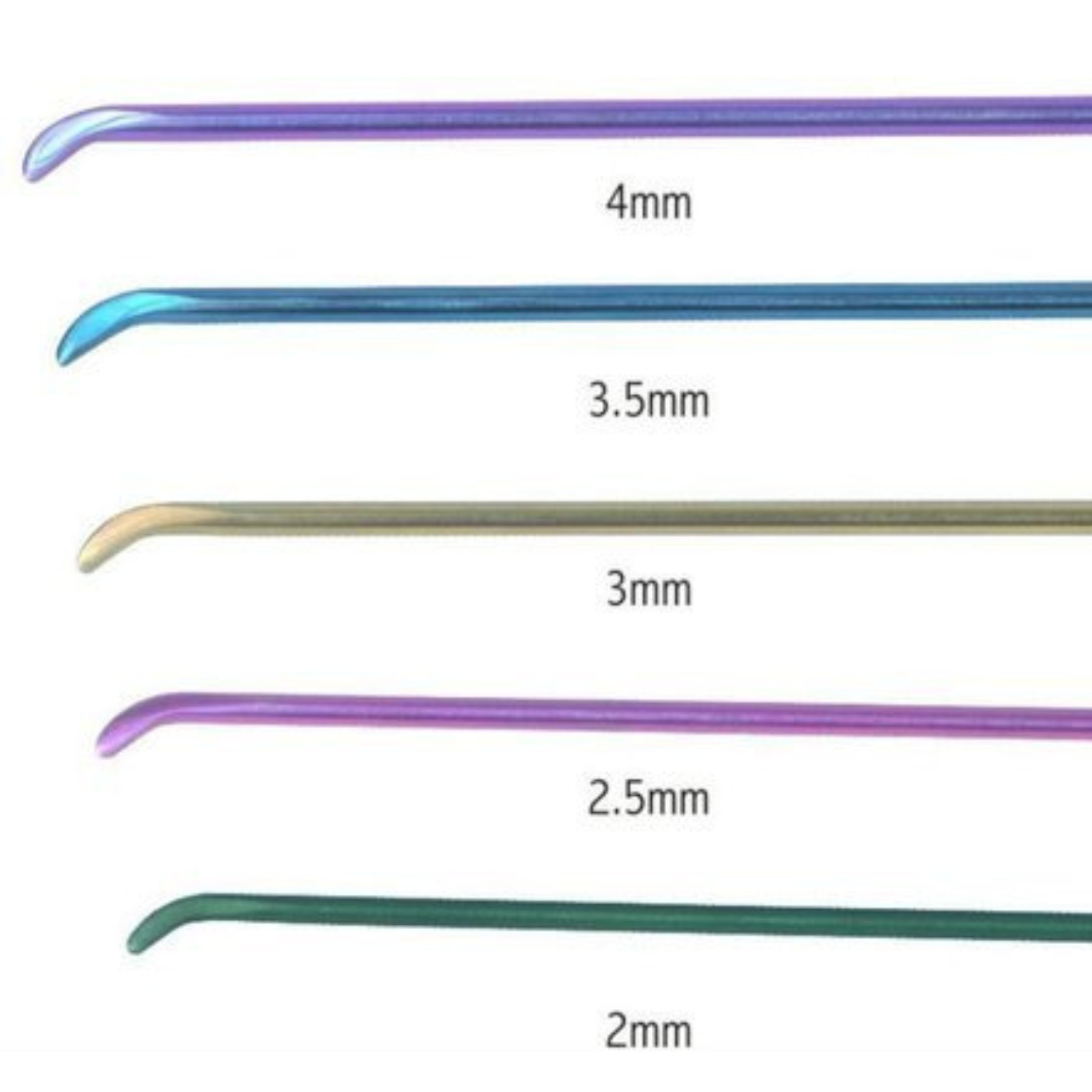 Elástic Fleẋible Nail 2.0-2.5-3.0-3.5mm each 5Pcs  Quality  20Pcs Set Titanium