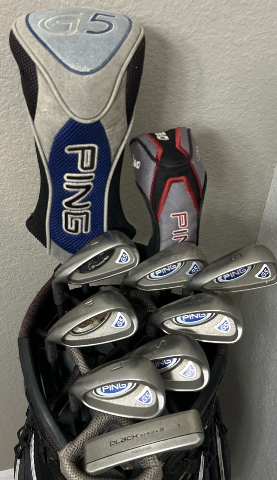 PING G5/ ODYSSEY Complete Golf Club Set LH(No Bag) LEFTY. 10 Pcs PING G5/ ODYSSEY Complete Golf Club Set LH(No Bag) LEFTY. 10 Pcs