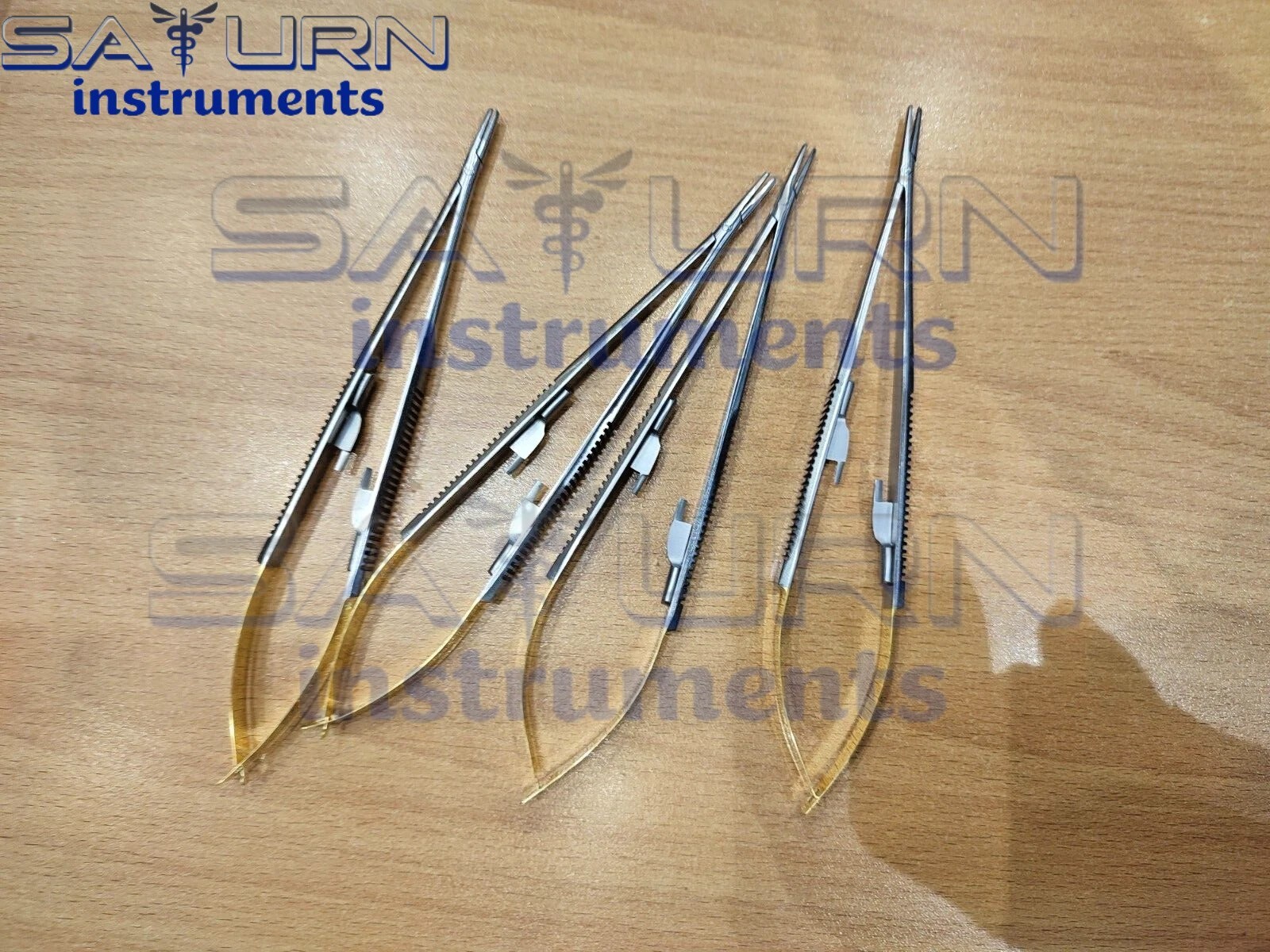 Lot of 4 HU FRIEDY Castroviejo straight Needle Holder 7\