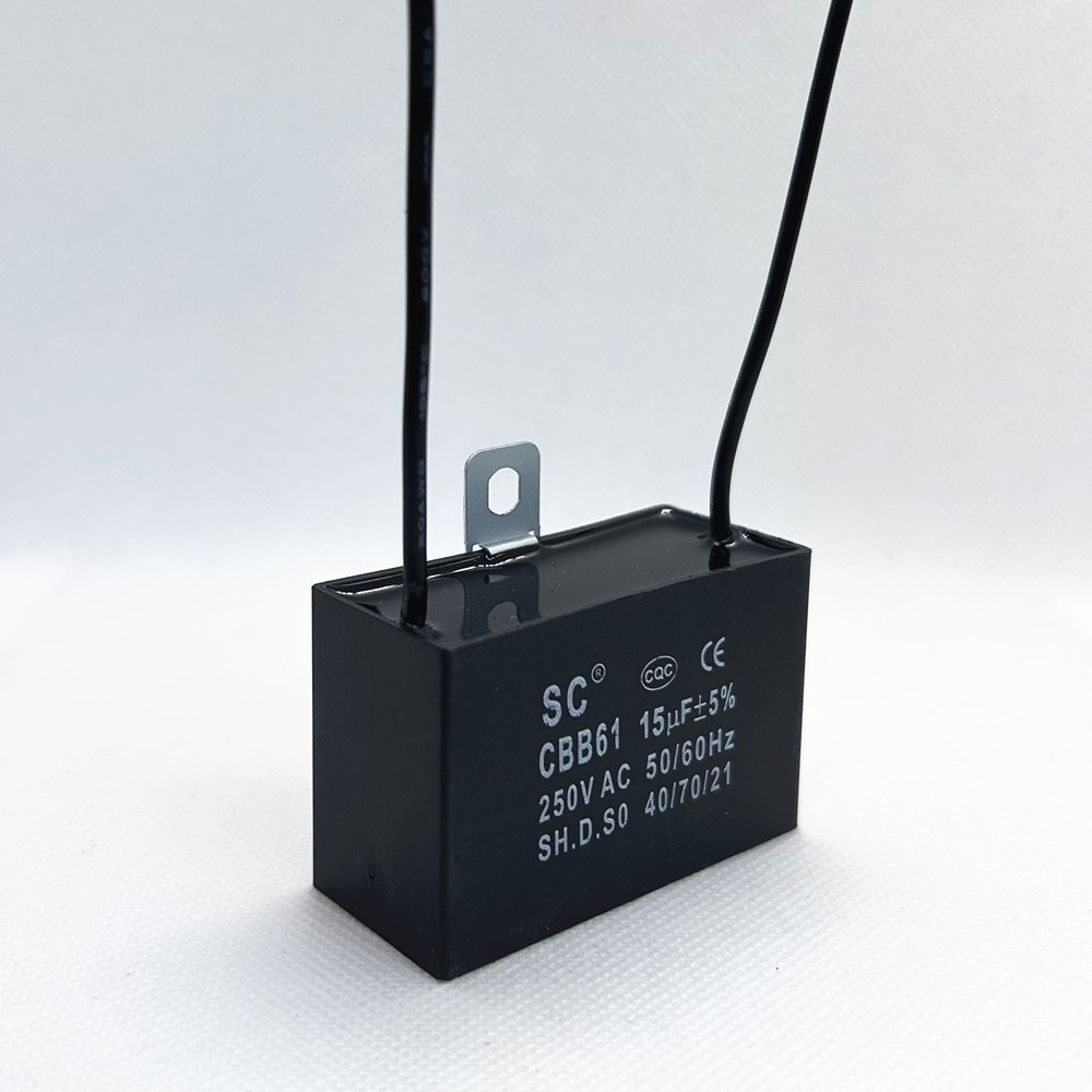CBB61 15mfd 15uF 15 uF 250V AC Fan MOTOR START Capacitor 2 WIRES US STOCK CBB61 15mfd 15uF 15 uF 250V AC Fan MOTOR START Capacitor 2 WIRES US STOCK