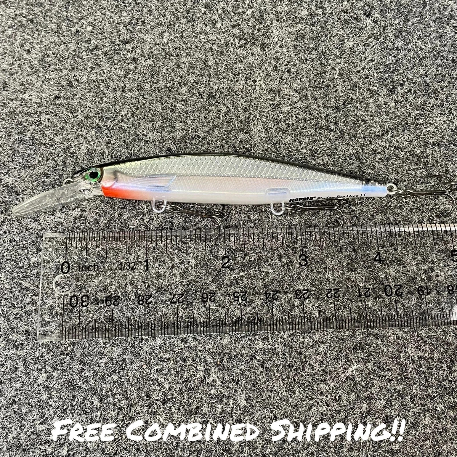 Rapala Shadow Rap Deep 11 SDRD-11 Suspending Jerkbait 4 3/8\ Rapala Shadow Rap Deep 11 SDRD-11 Suspending Jerkbait 4 3/8\