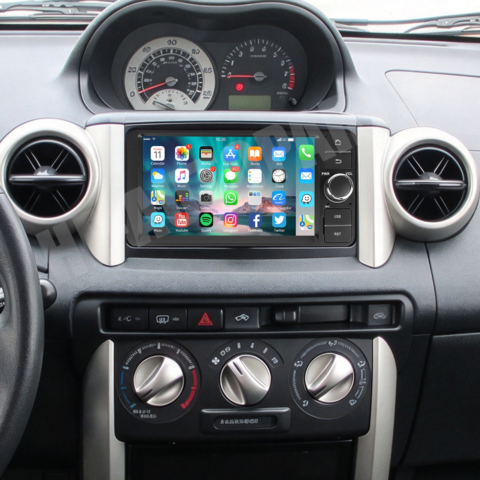 7\'\' Android 15 For Scion xA 2004-2006 Apple CarPlay Car Radio Stereo GPS Sat Nav