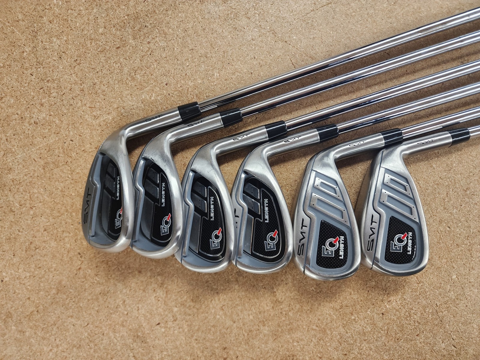 USED RH SMT EQ Single Length 5-PW Iron Set - KBS Tour Lite Regular Flex - Jumbo