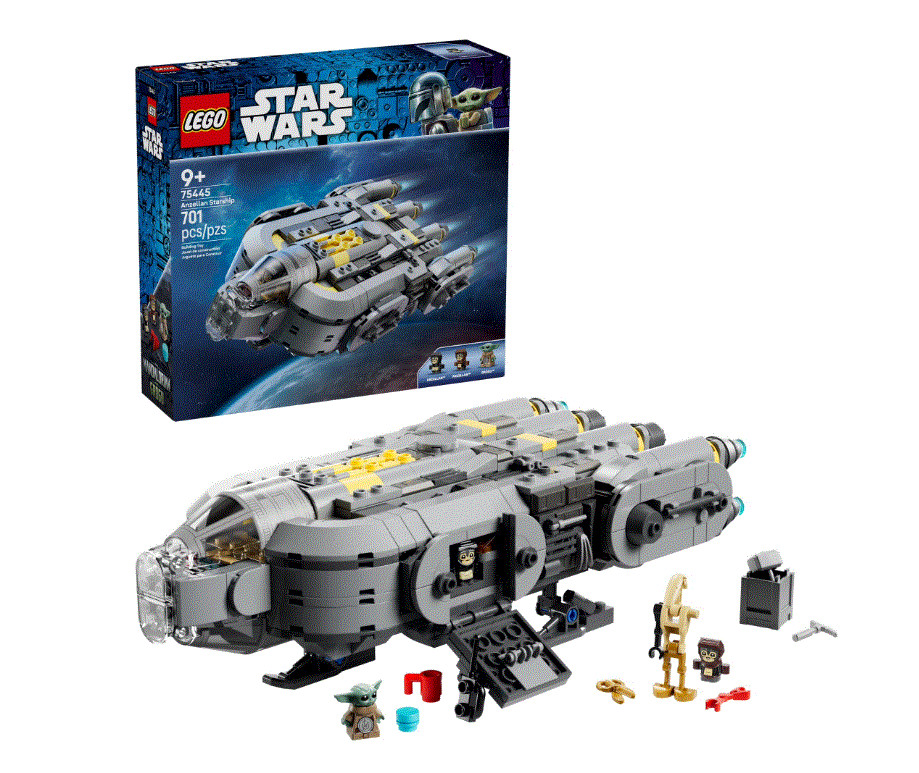 LEGO Star Wars Mandalorian & Grogu Anzellan Starship 75445 Building Set