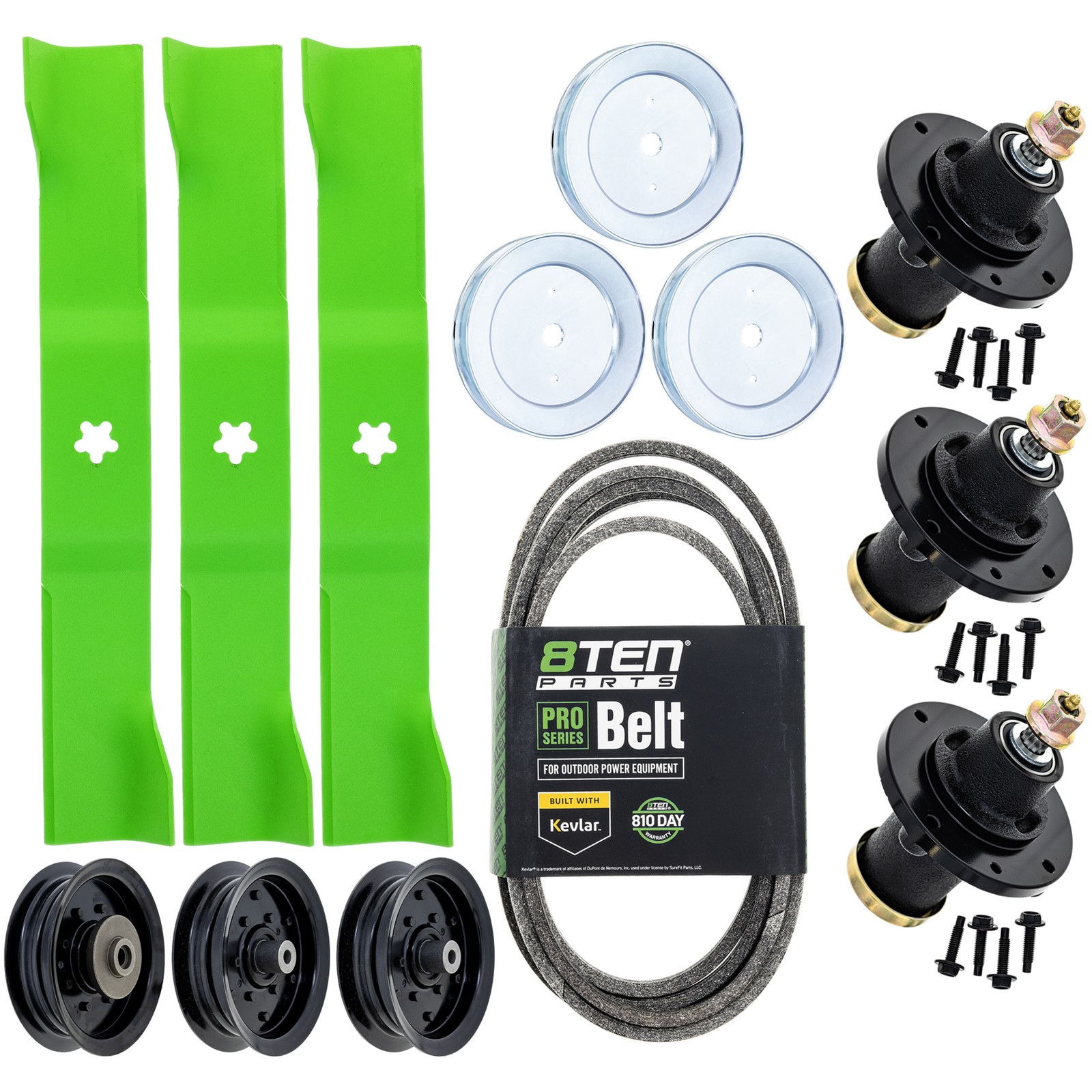 8TEN Deck Rebuild Kit for Husqvarna Z254F 54-Inch 582760502 539131898 592951801