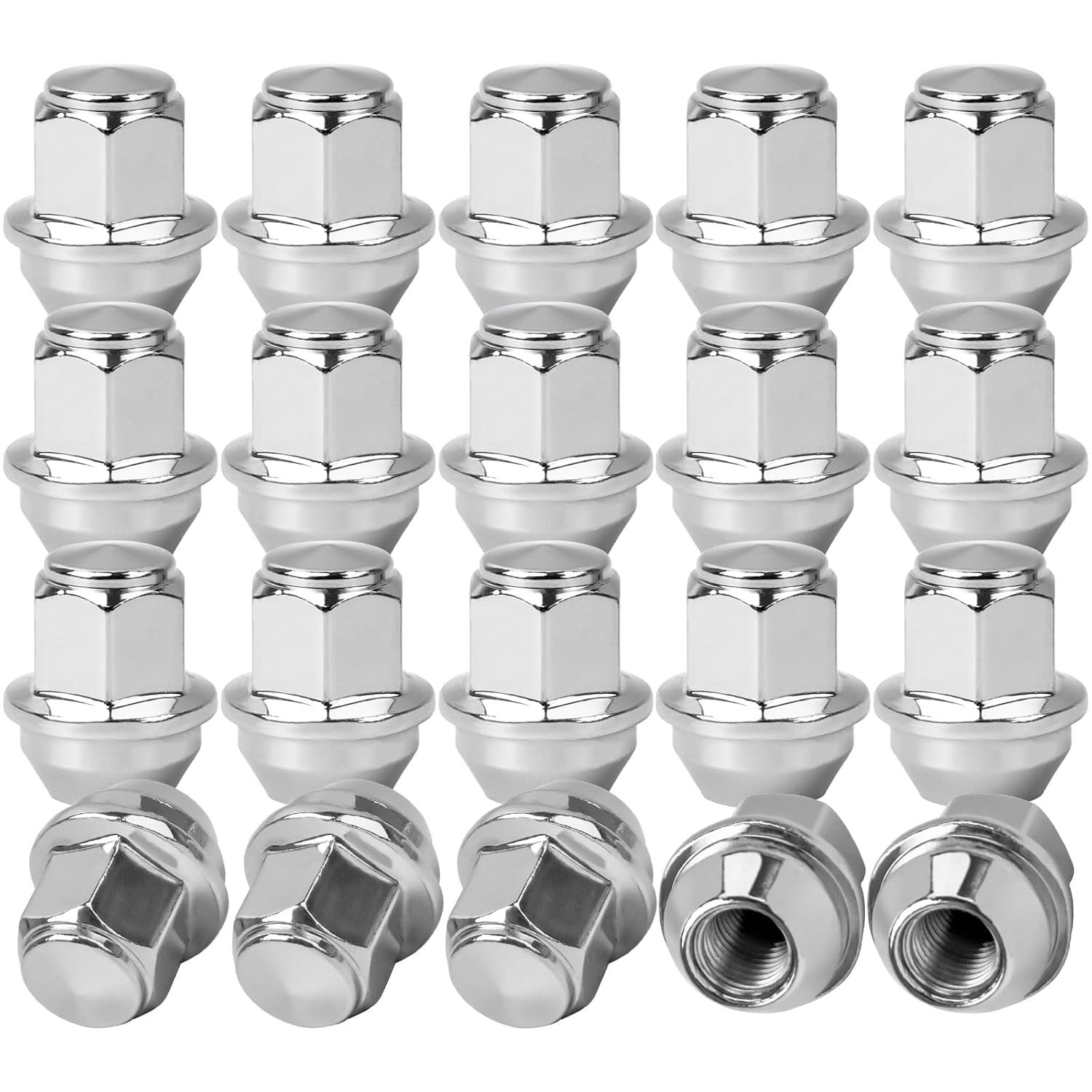 M12*1.5 Wheel Lug Nut 20PCS Compatible with for 2009-2023 Ford M12*1.5 Wheel Lug Nut 20PCS Compatible with for 2009-2023 Ford