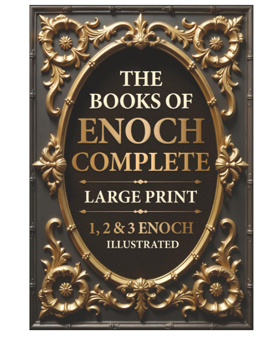 The Books of Enoch Complete LARGE PRINT (Illustrated): 1, 2 & 3 Enoch with Authe