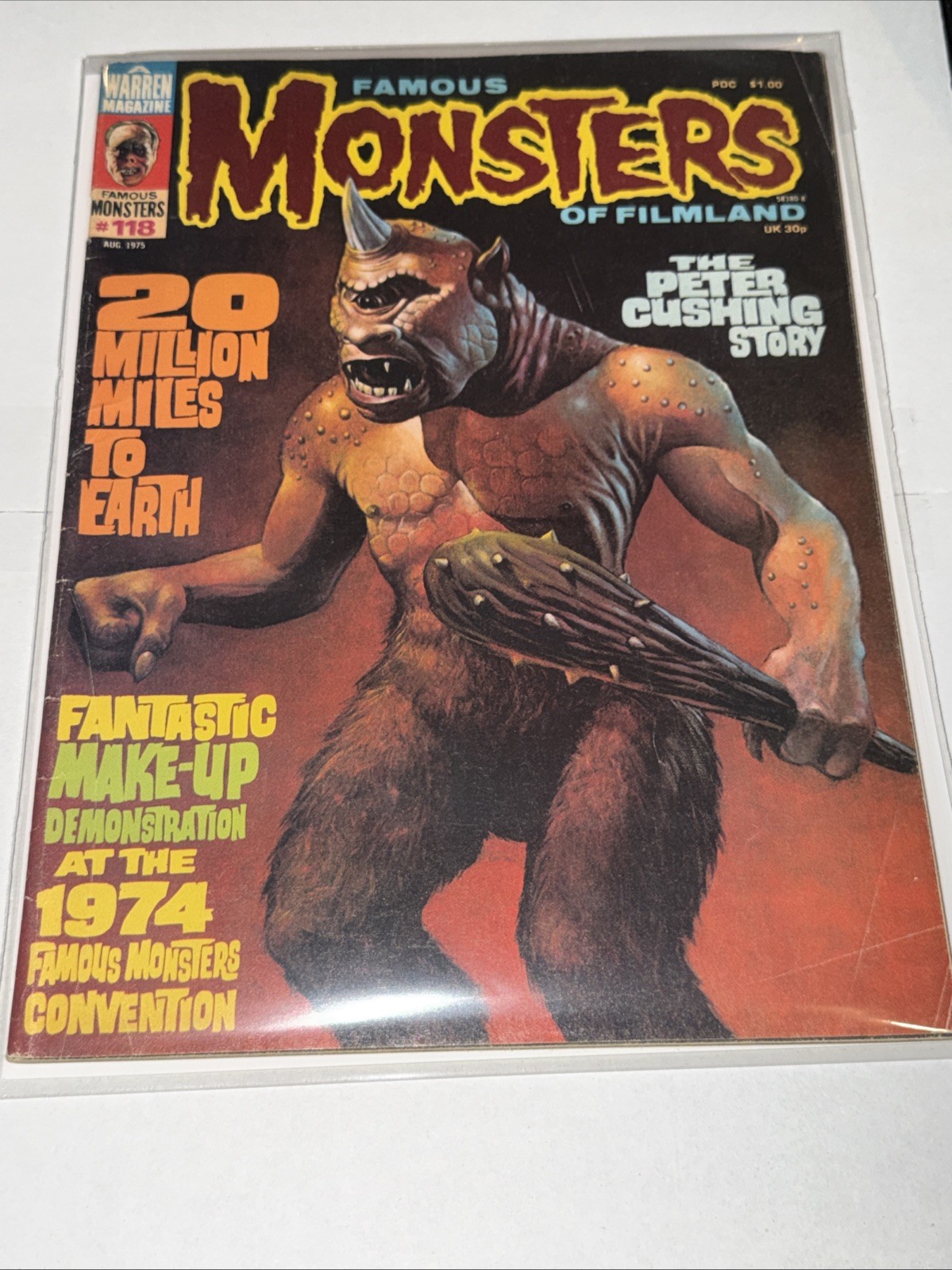 FAMOUS MONSTERS OF FILMLAND #118 (1975) Warren Publications Iconic Classic