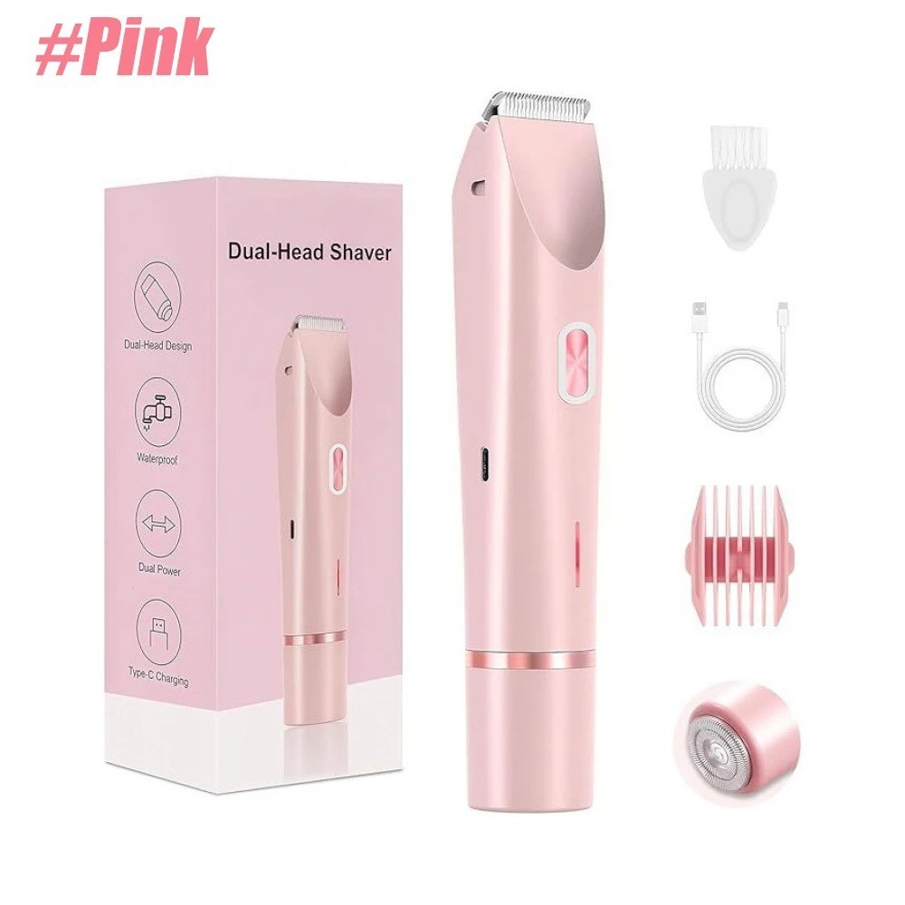 Dermave Bikini Shaver, 2 in 1 Dual Head Bikini Trimmer & Body Shave... Fast Ship Dermave Bikini Shaver, 2 in 1 Dual Head Bikini Trimmer & Body Shave... Fast Ship