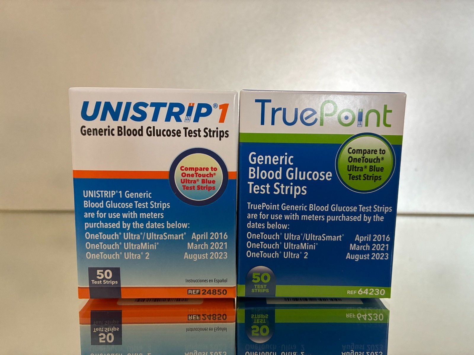 True Point - Unistrip Blood Glucose Strips – 100 Count
